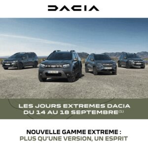 Nouvelle gamme Dacia