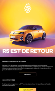 Renault R5 icône