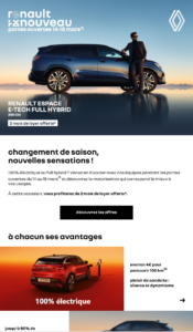 Renault Espace E-Tech 200 CH